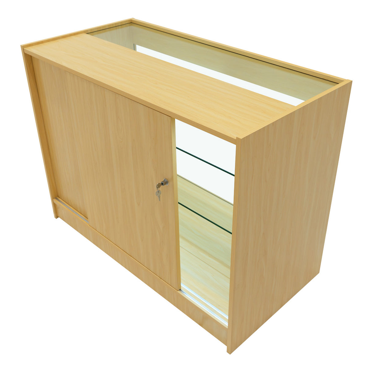 Polaris LED Winkel Toonbank Set K1200, B1200, TB60 & CM60 - Esdoorn