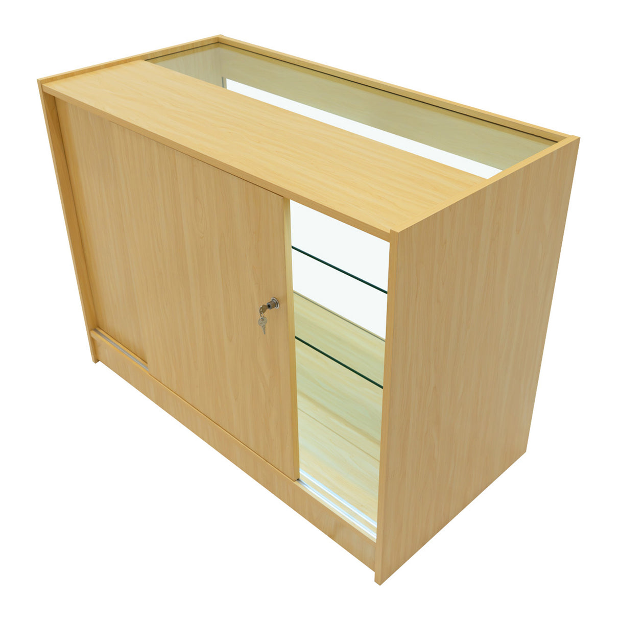 Vega LED Winkel Toonbank Set K1200, C1200, TB60 & CM60 - Esdoorn