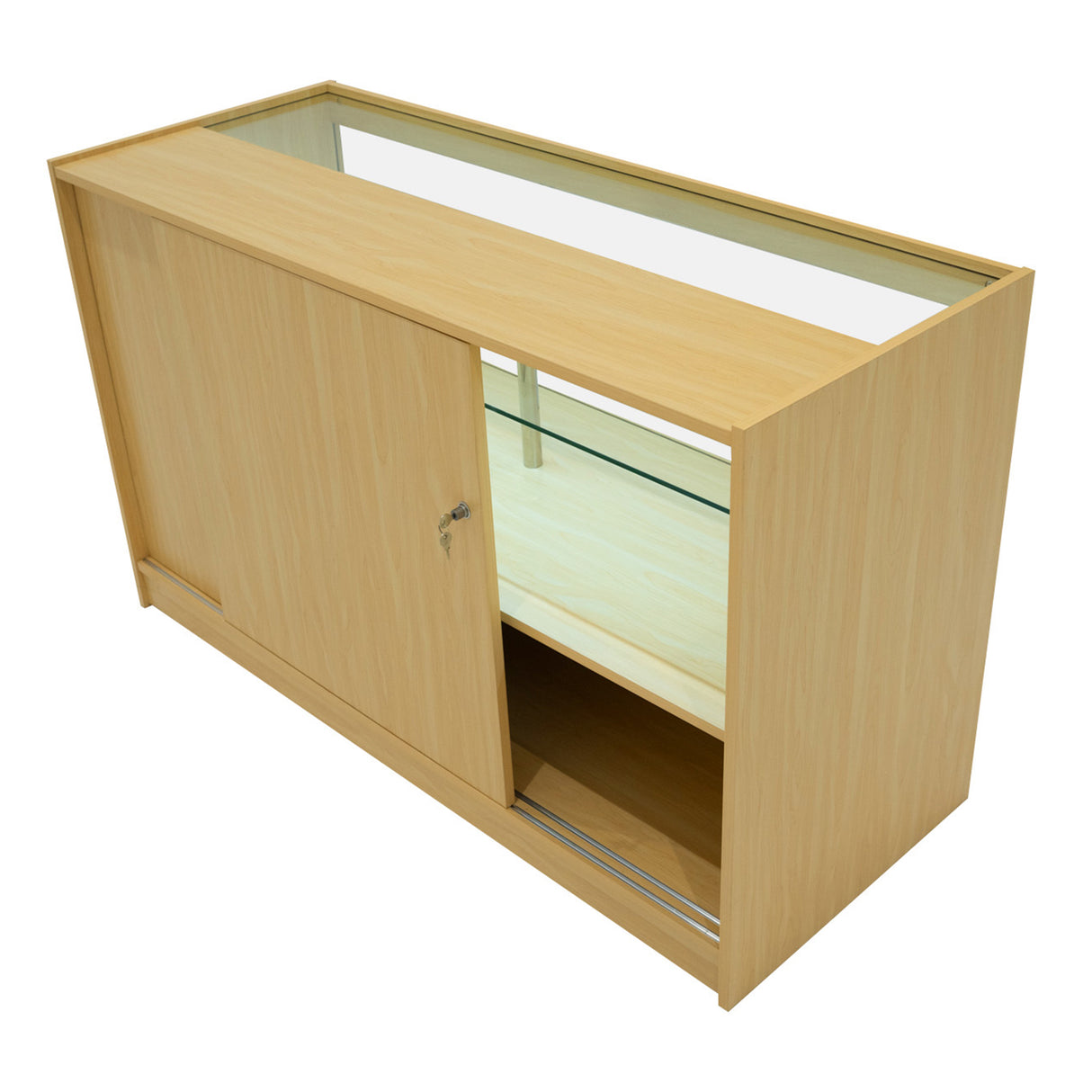 Hera LED Winkel Toonbank Set K1500, C1500 & CM60 - Esdoorn