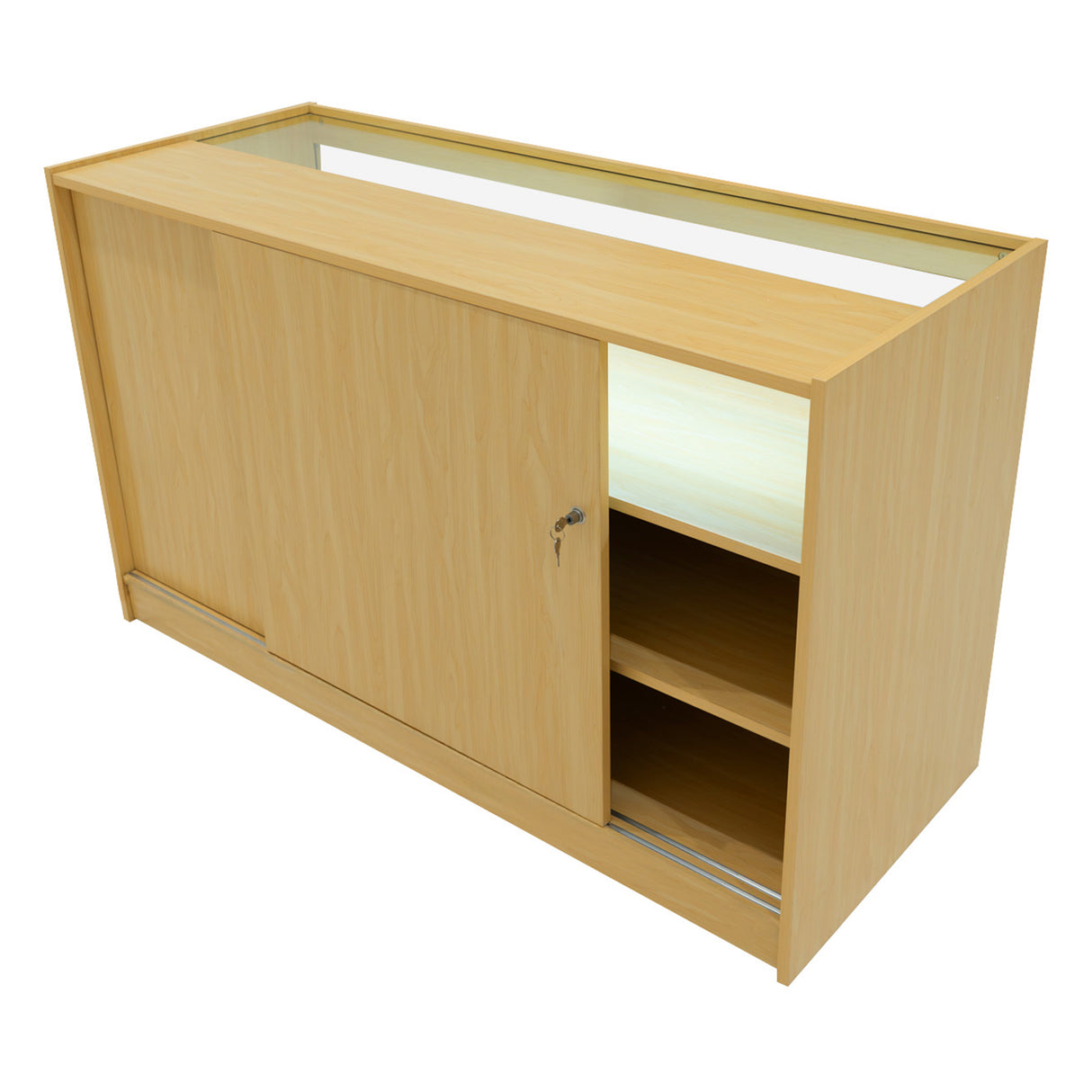 Theseus LED Winkel Toonbank Set LM60 & 2 x B1500 - Esdoorn