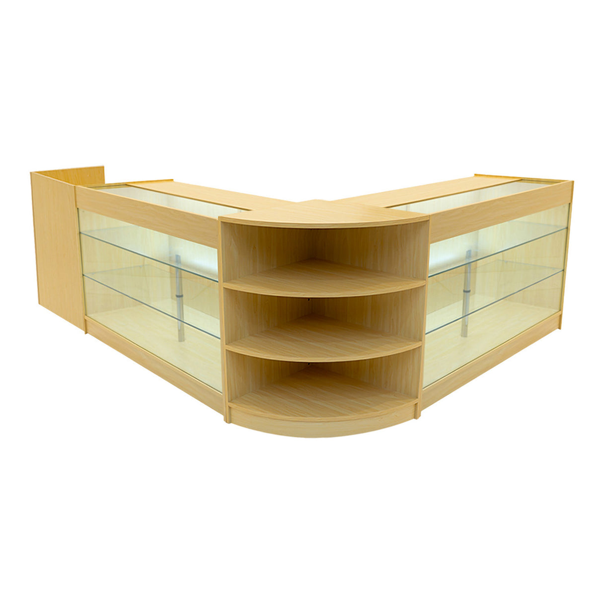 Astro LED Winkel Toonbank Set LM60, TB60 & 2 x K1500 - Esdoorn