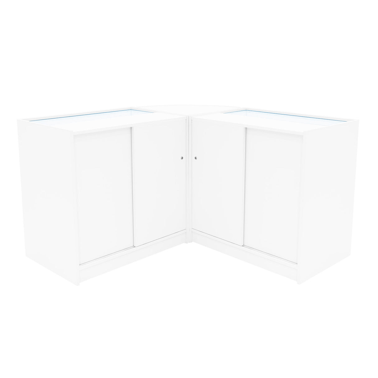 Hera LED Winkel Toonbank Set K900, C900 & CM60 - Wit