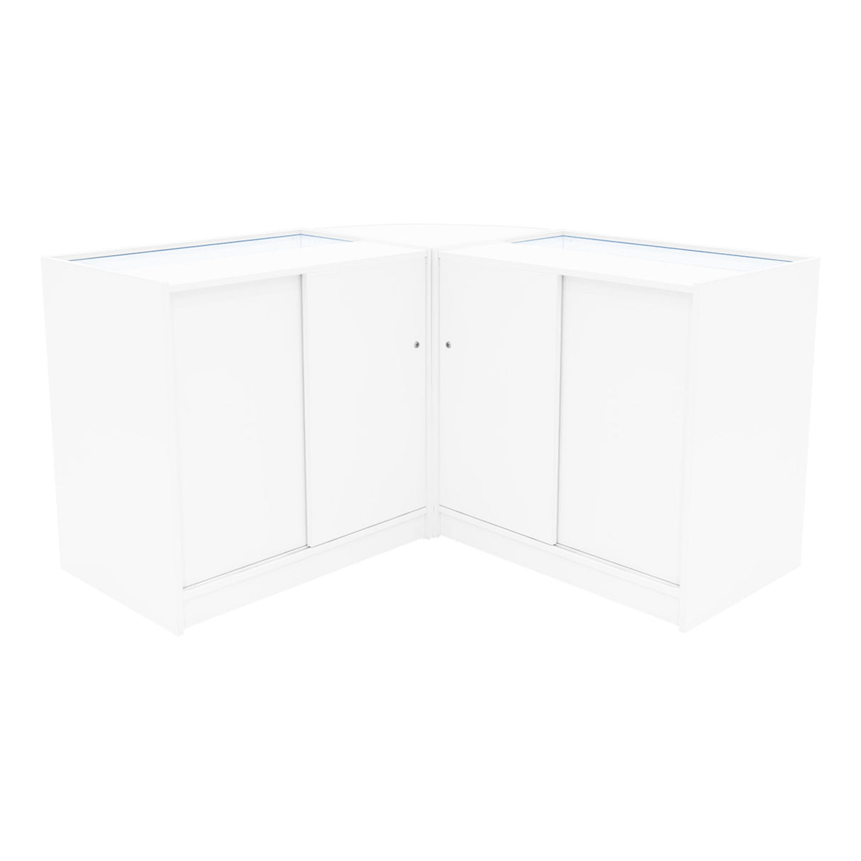 Apollo LED Winkel Toonbank Set LM60 & 2 x K900 - Wit