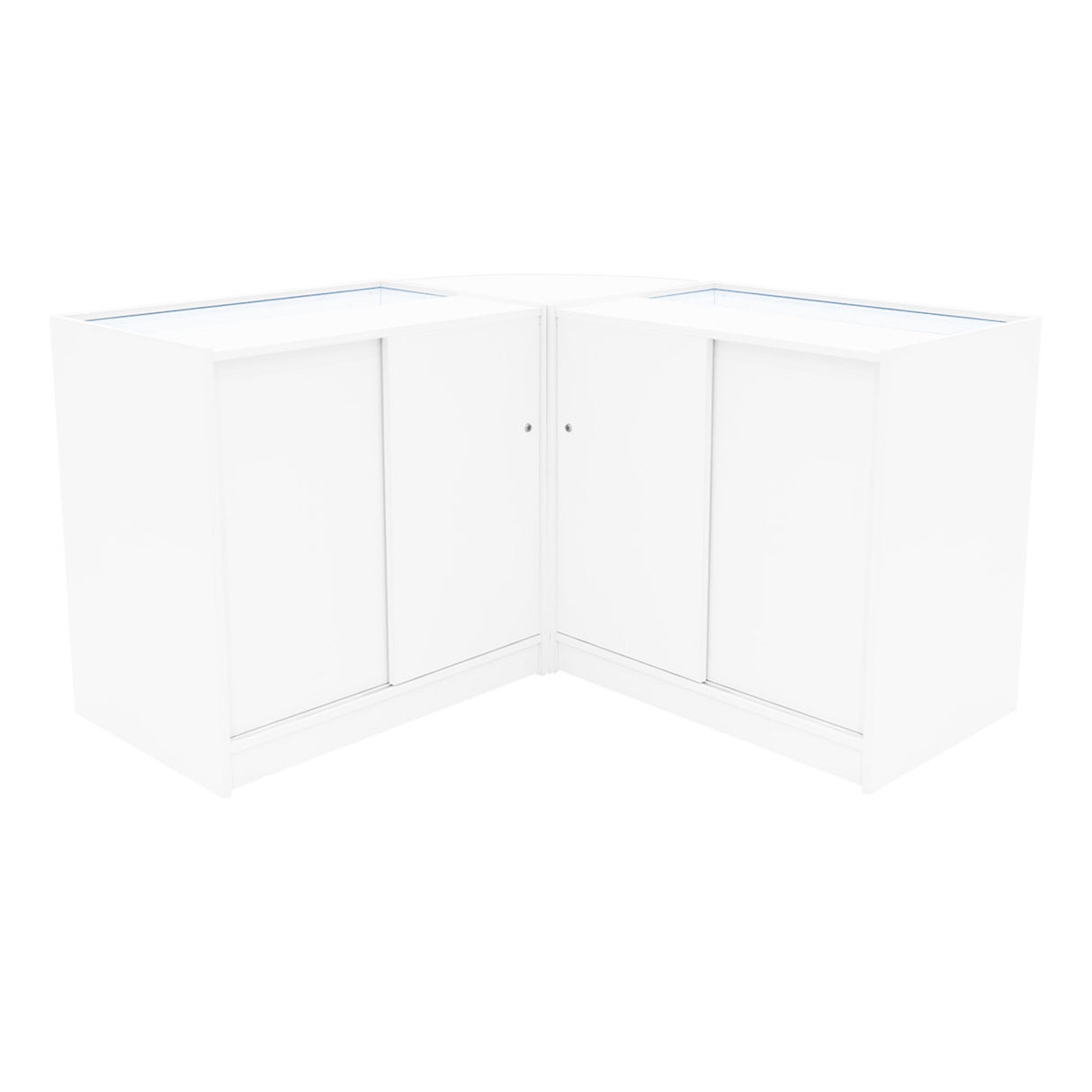 Harmonia LED Winkel Toonbank Set B900, C900 & LM60 - Wit