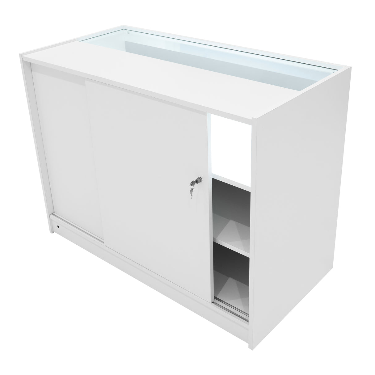 Demeter LED Winkel Toonbank Set K1200, B1200 & LM60 - Wit