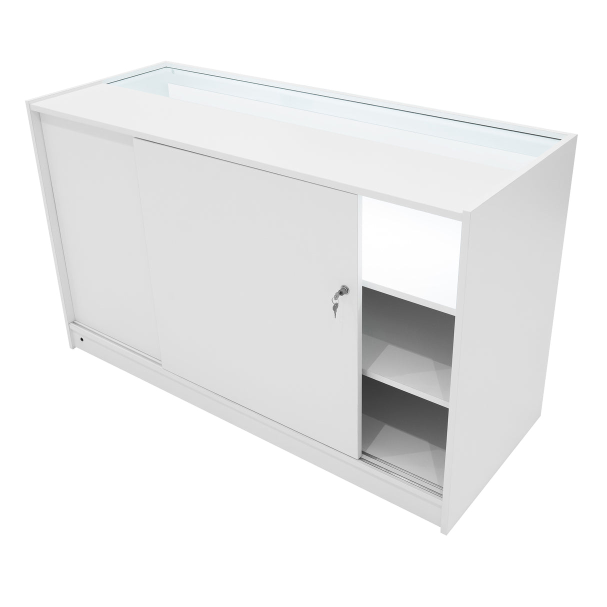 Hera LED Winkel Toonbank Set K1500, C1500 & CM60 - Wit