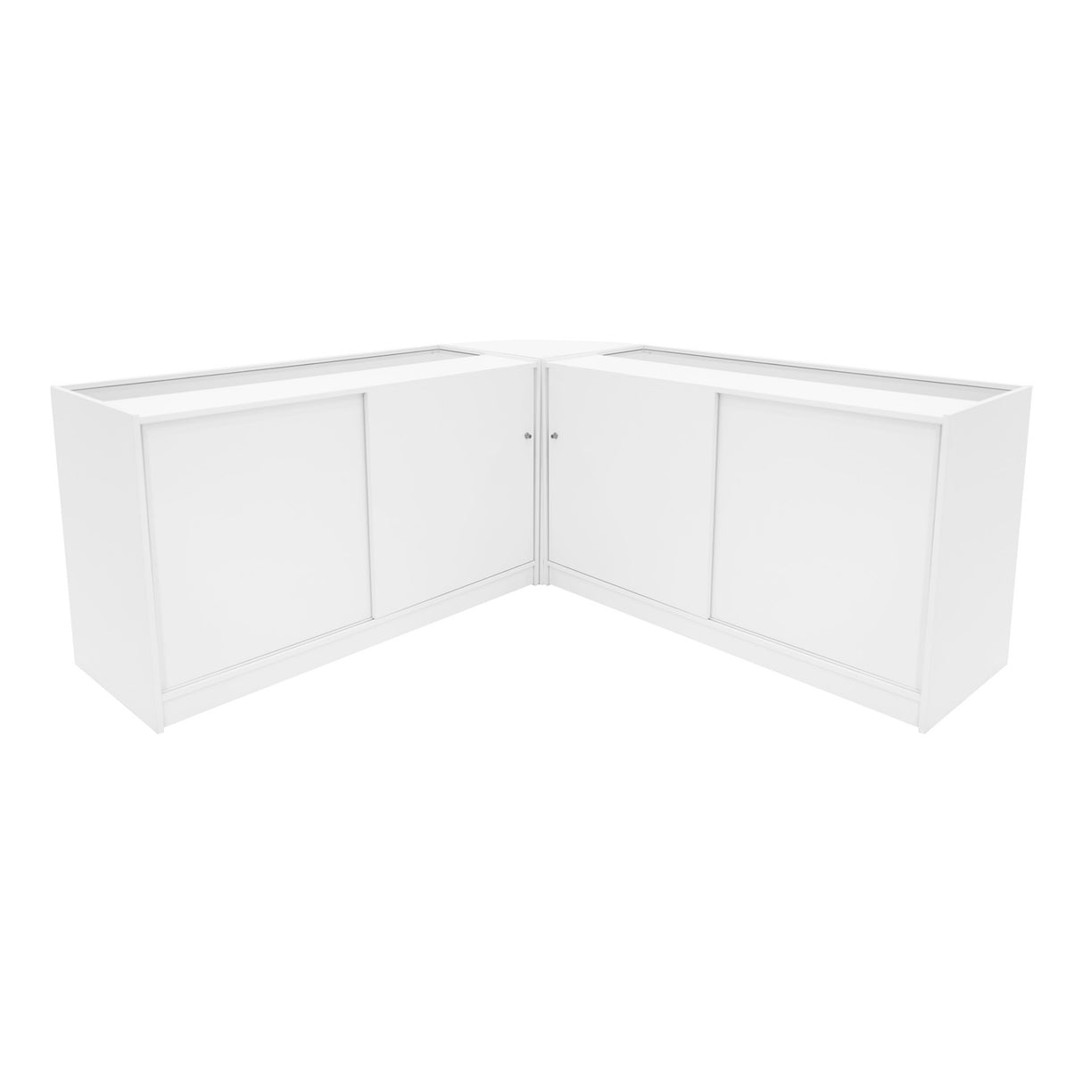 Harmonia LED Winkel Toonbank Set B1500, C1500 & LM60 - Wit