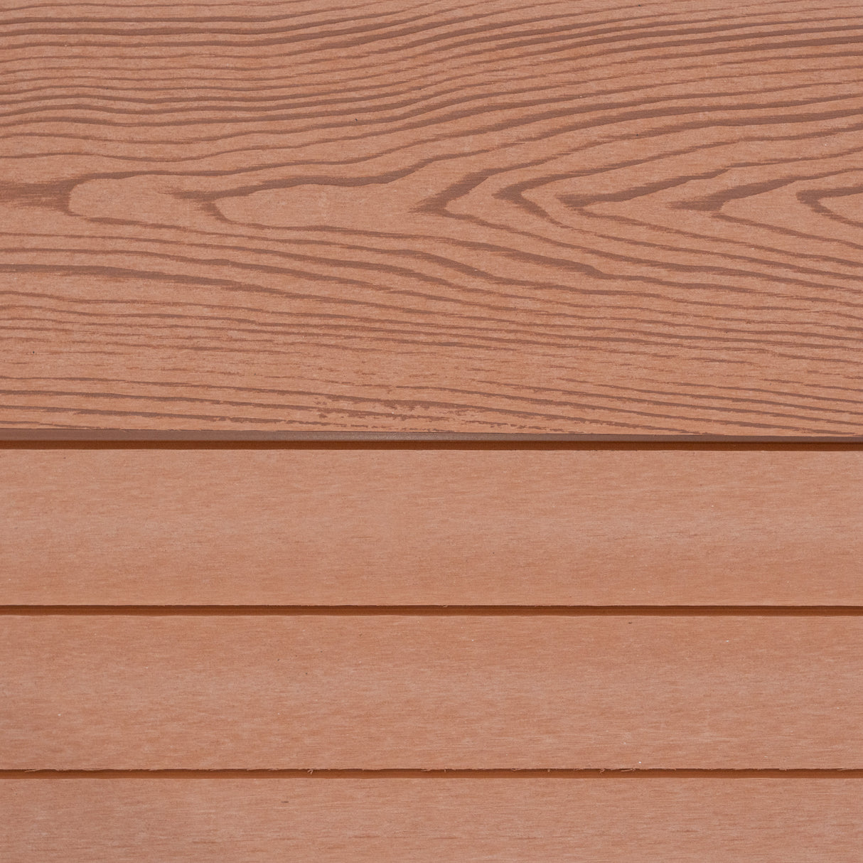 Composiet Schutting Paneel & 2 x LED Palen - Bruin