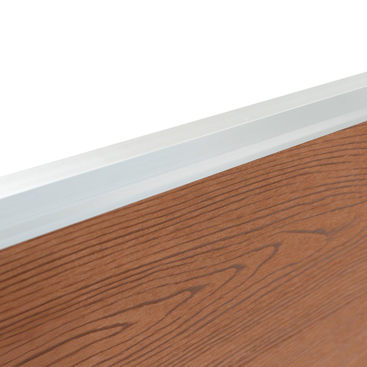 Composiet Schutting Paneel & 2 x LED Palen - Bruin