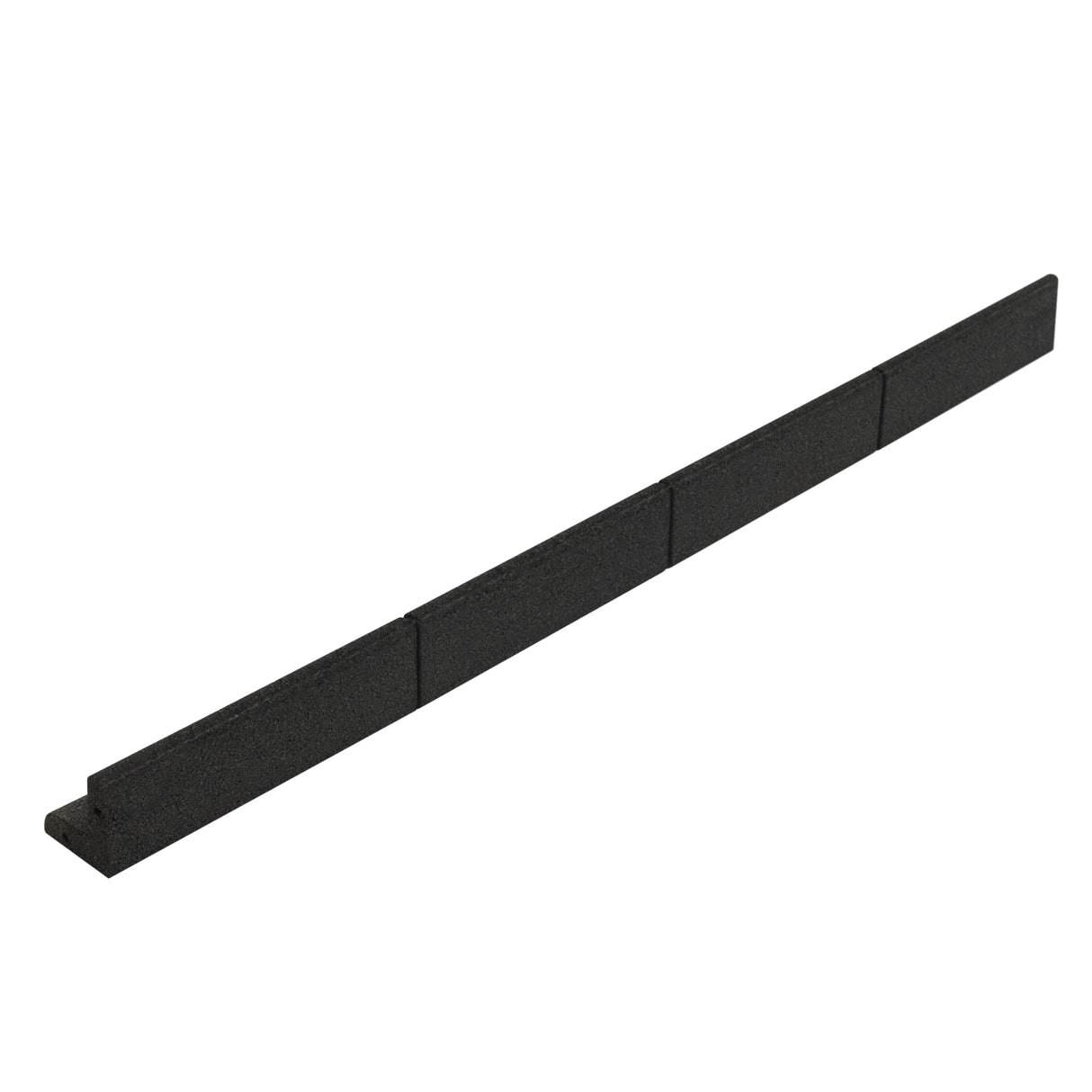 Flexibele Tuinrand 36 x 1,2 m incl. Hamer - Zwart
