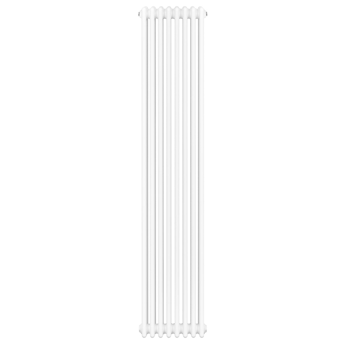 Traditionele witte 4-kolom radiator van 1800 x 380 mm met een gladde, strakke afwerking en een tijdloos ontwerp voor elke ruimte