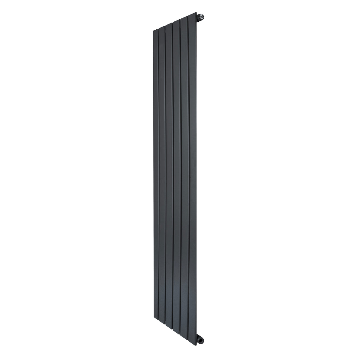 Vlakke design radiator met antraciet grijze afwerking, 1 kolom, 1600 x 420mm, strak en modern voor elke ruimte