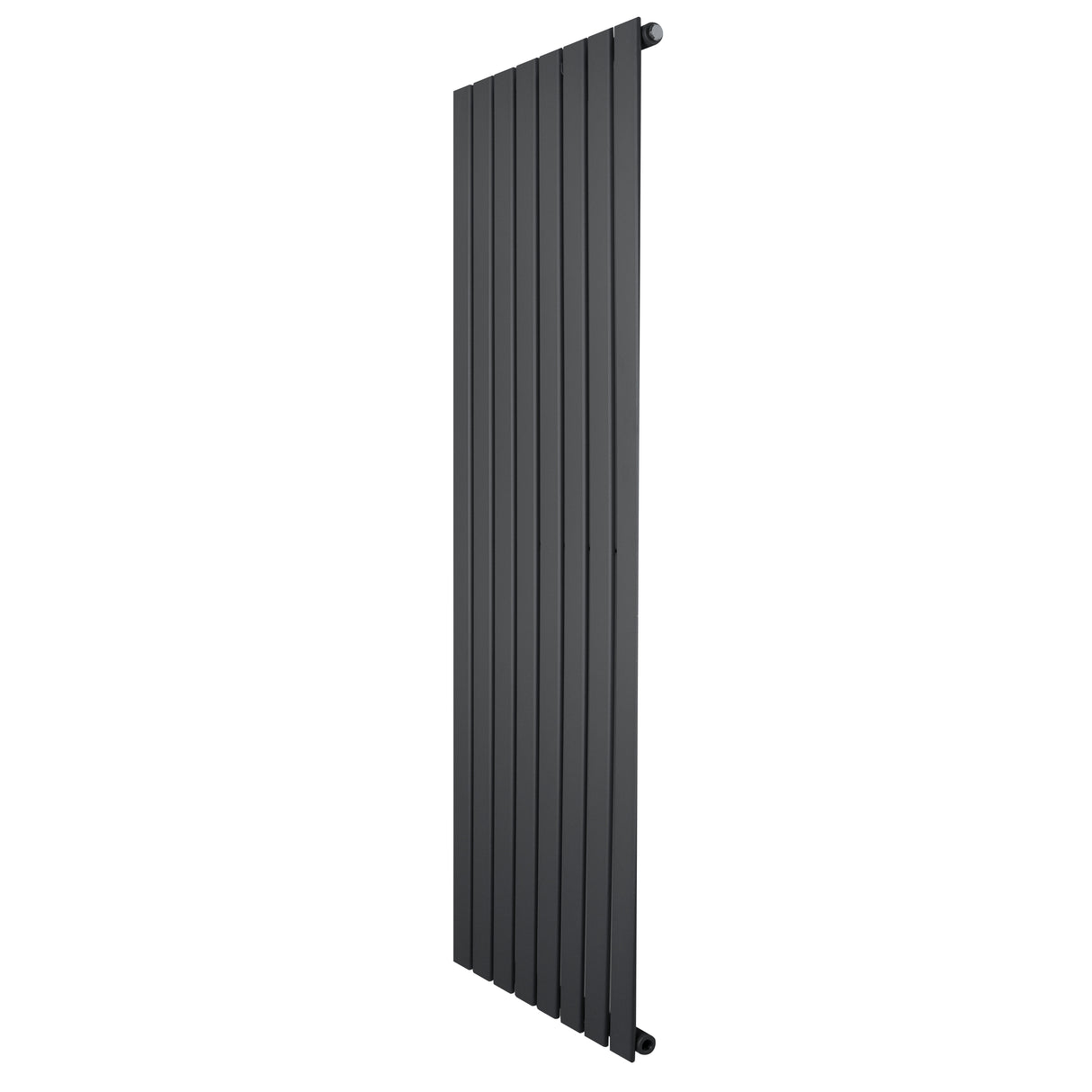 Vlakke design radiator met één kolom, antraciet grijs, 1600 x 560 mm, met een strakke, moderne uitstraling en gladde afwerking
