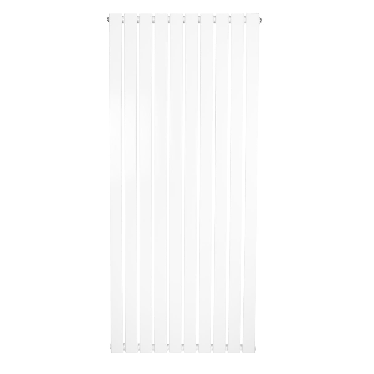 Witte design radiator met vlakke panelen en één kolom, afmetingen 1600 x 700 mm, strak en modern ontwerp voor elke ruimte