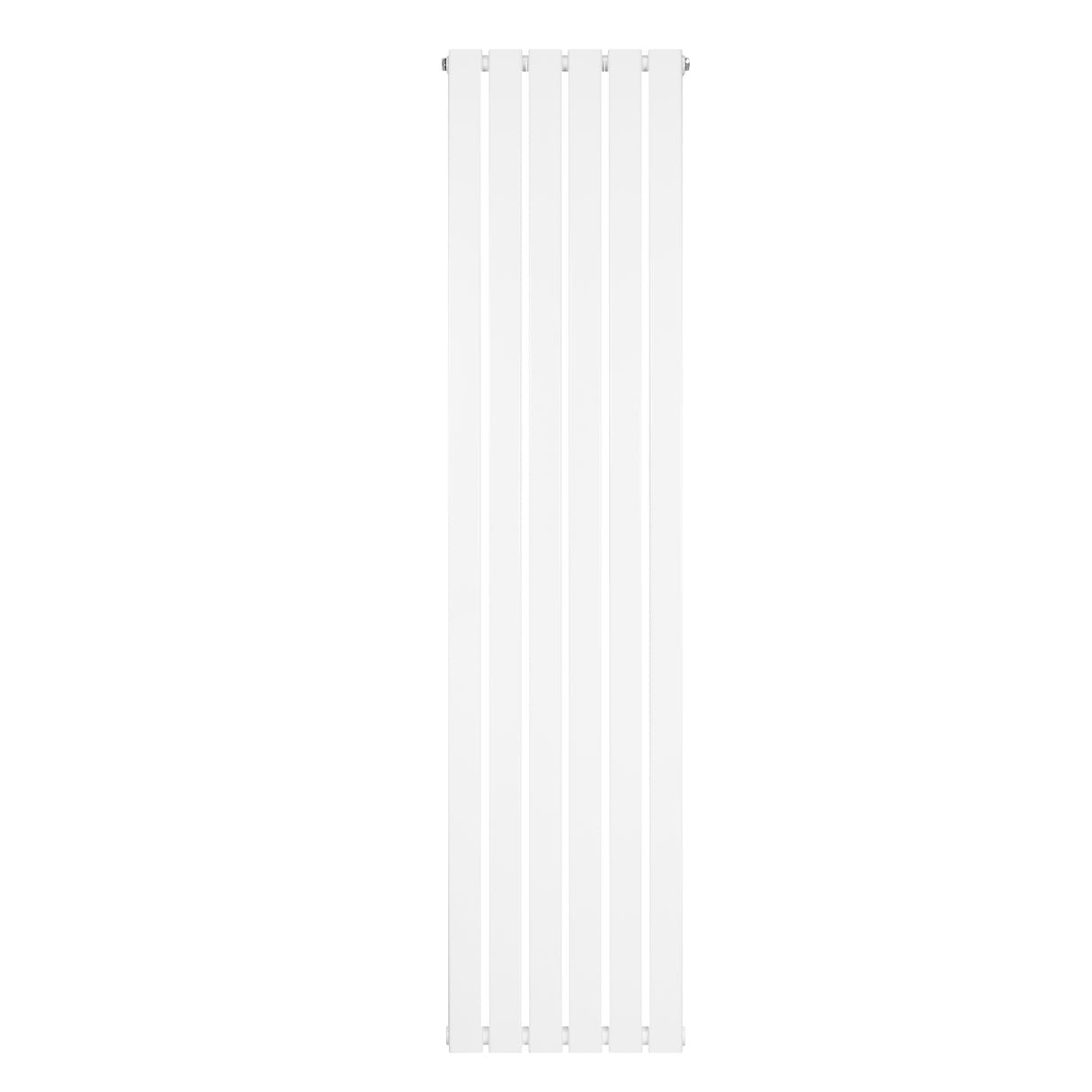 Strakke, witte design radiator met vlakke panelen, 1 kolom, afmetingen 1800 x 420 mm, geschikt voor moderne interieurs