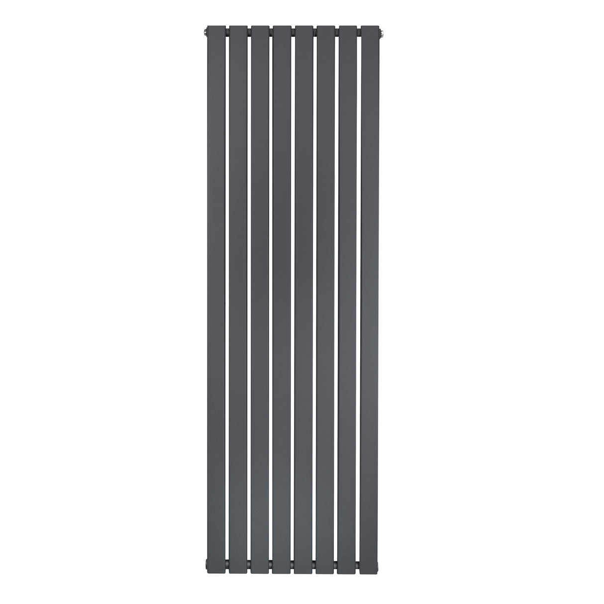 Vlakke panelen design radiator in antraciet grijs, 1 kolom, 1800 x 560mm, met een strakke, moderne uitstraling en gladde afwerking