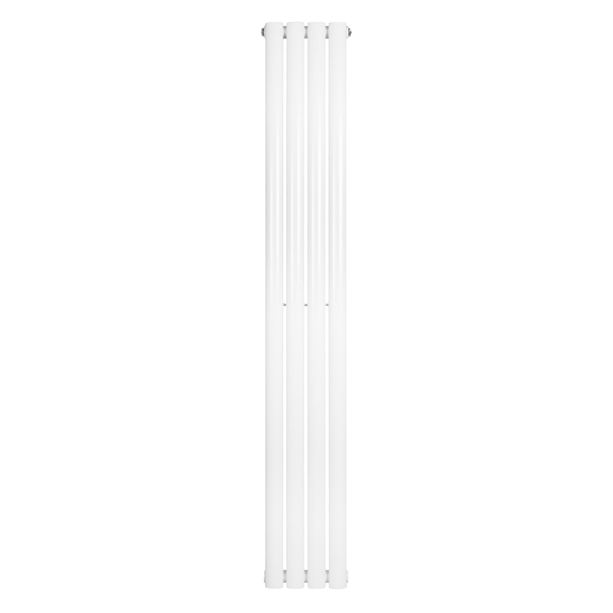 Ovale design radiator in wit, 1 kolom, met een hoogte van 1600 mm en een breedte van 240 mm, strak en modern ontwerp