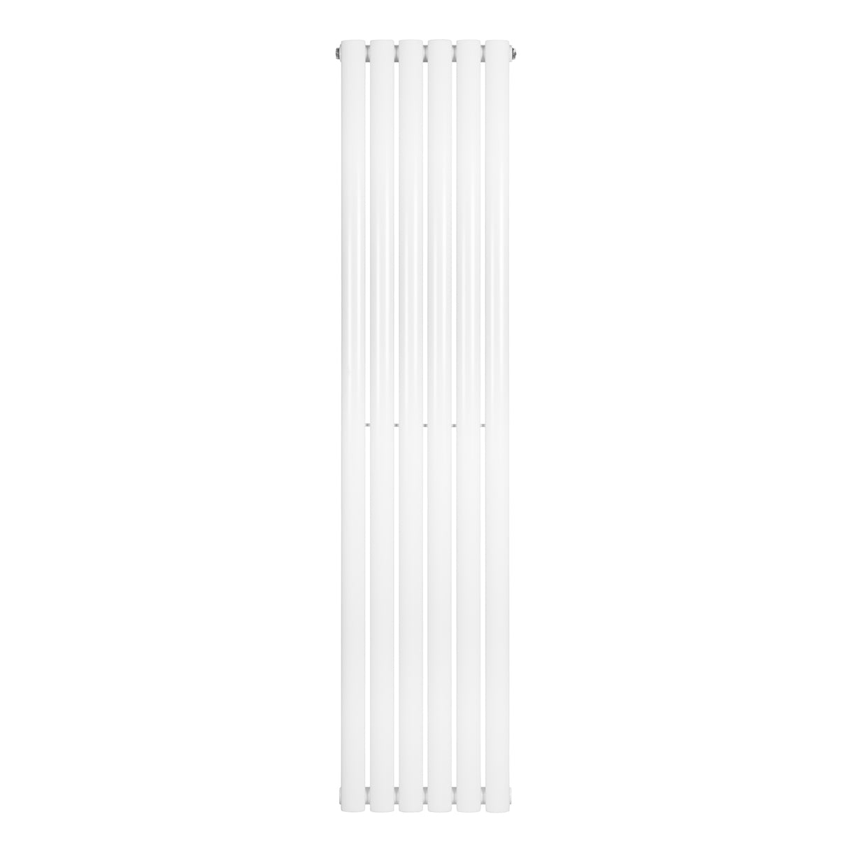 Ovale design radiator in wit, 1 kolom, 1600 mm x 360 mm, met een gladde, moderne afwerking en rechte lijnen voor een strakke uitstraling
