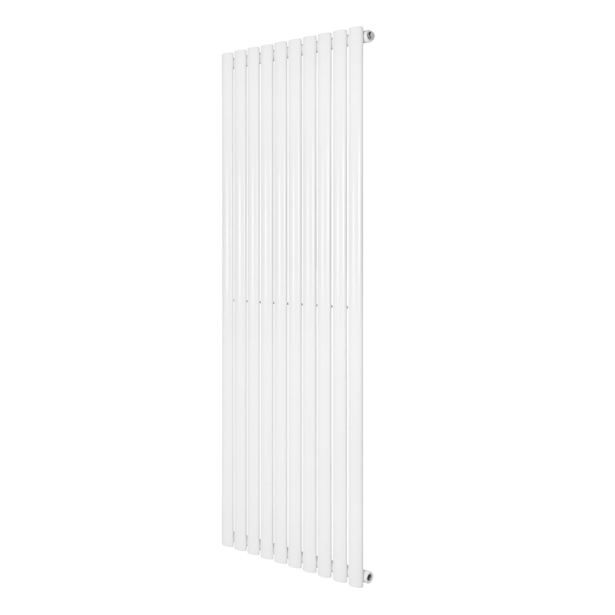 Ovale design radiator in wit, 1 kolom, 1600 mm x 600 mm, met een strakke, moderne uitstraling en gladde, rechte lijnen
