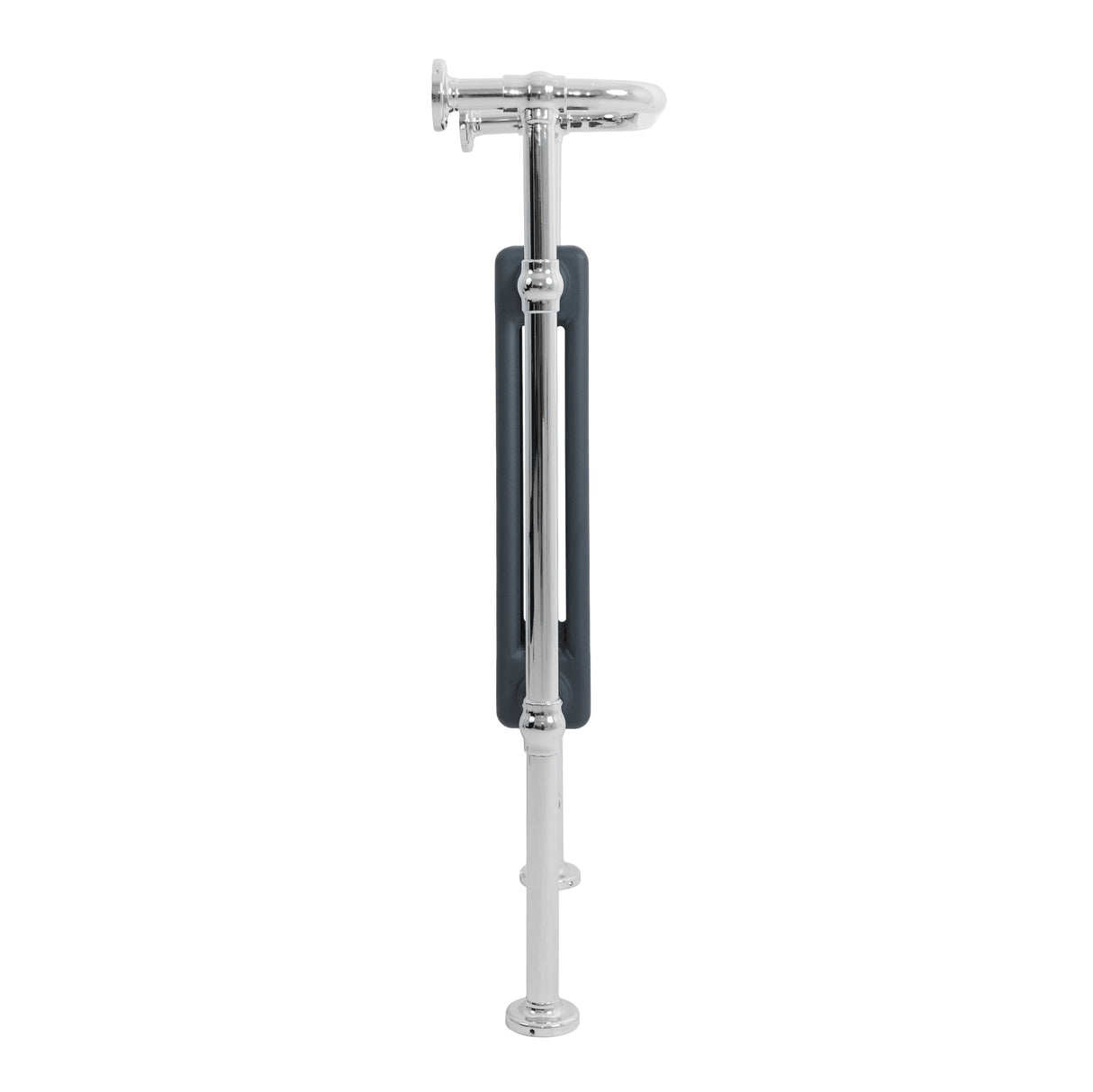 Klassieke Radiator met Verwarmde Handdoekrek - 950 mm x 660 mm - Antraciet Grijs
