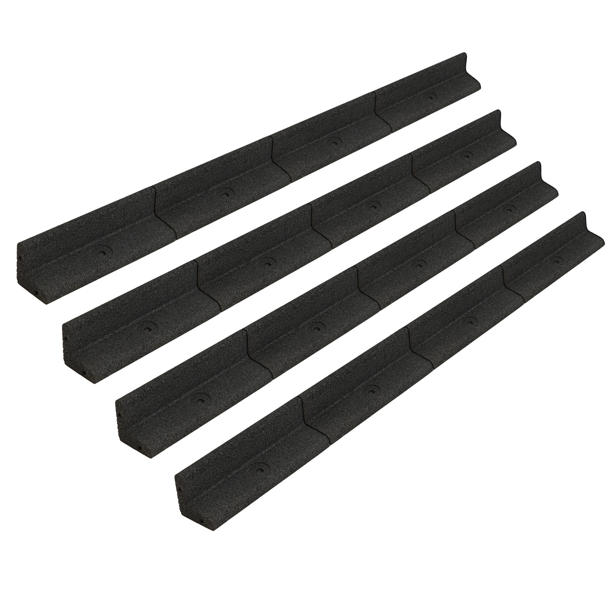 Flexibele Tuinrand 4 x 1,2 m - Zwart