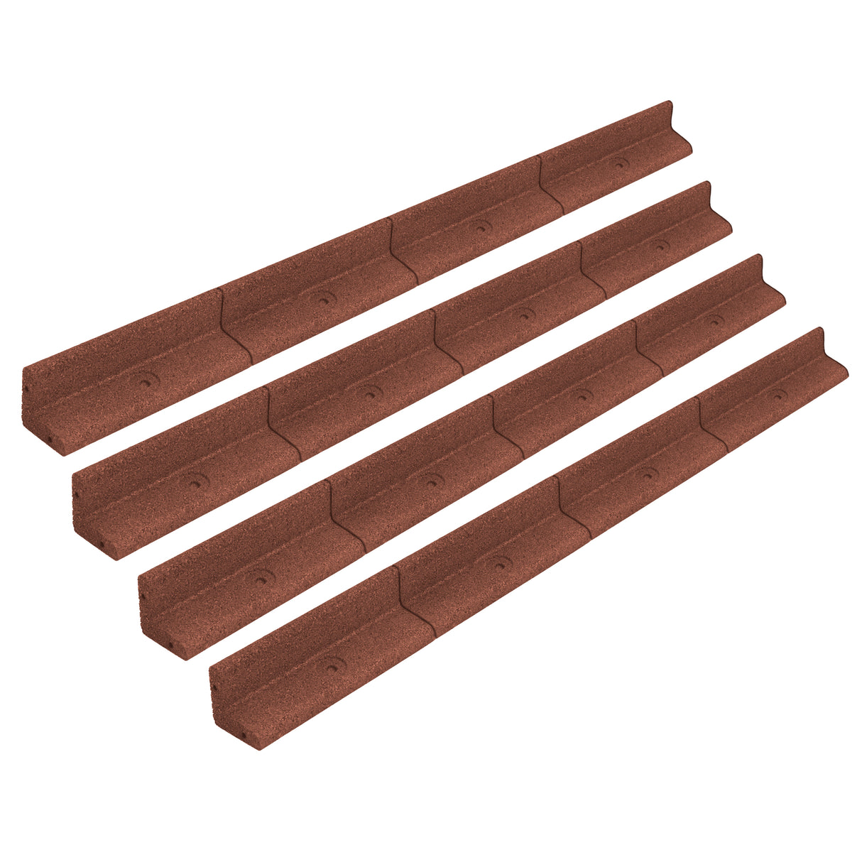 Flexibele Tuinrand 4 x 1,2 m - Terracotta