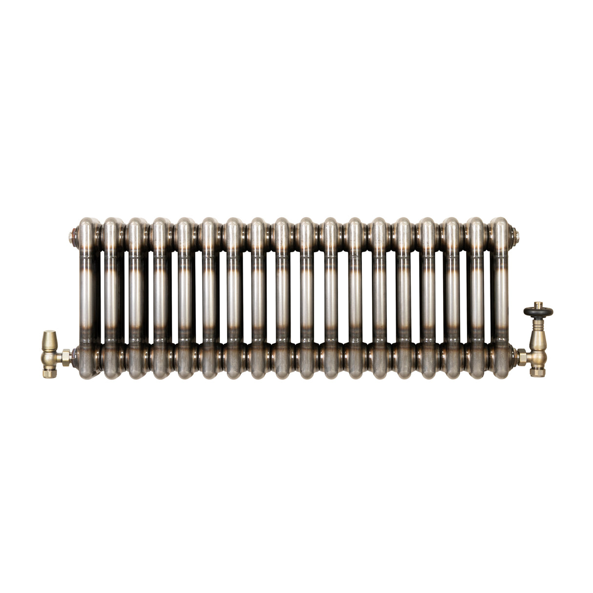 Traditionele Radiator & Kraan - 3-Kolom - 300 x 830 mm - Ruw Metaal