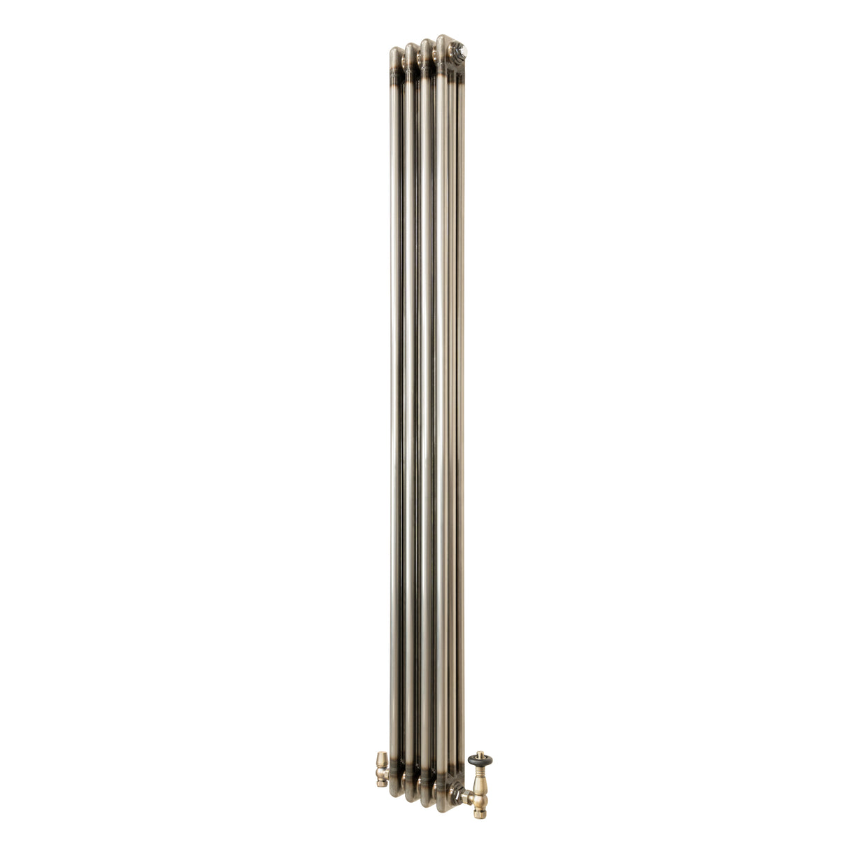 Traditionele Radiator & Kraan - 3-Kolom - 1800 x 200 mm - Ruw Metaal