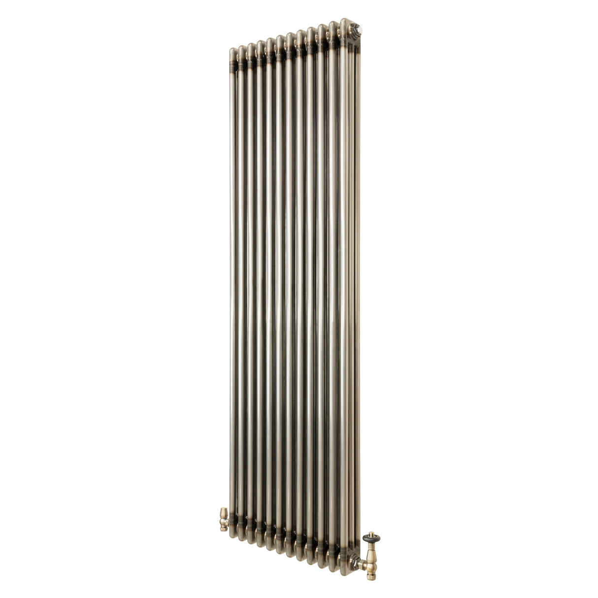 Traditionele Radiator & Kraan - 3-Kolom - 1800 x 560 mm - Ruw Metaal