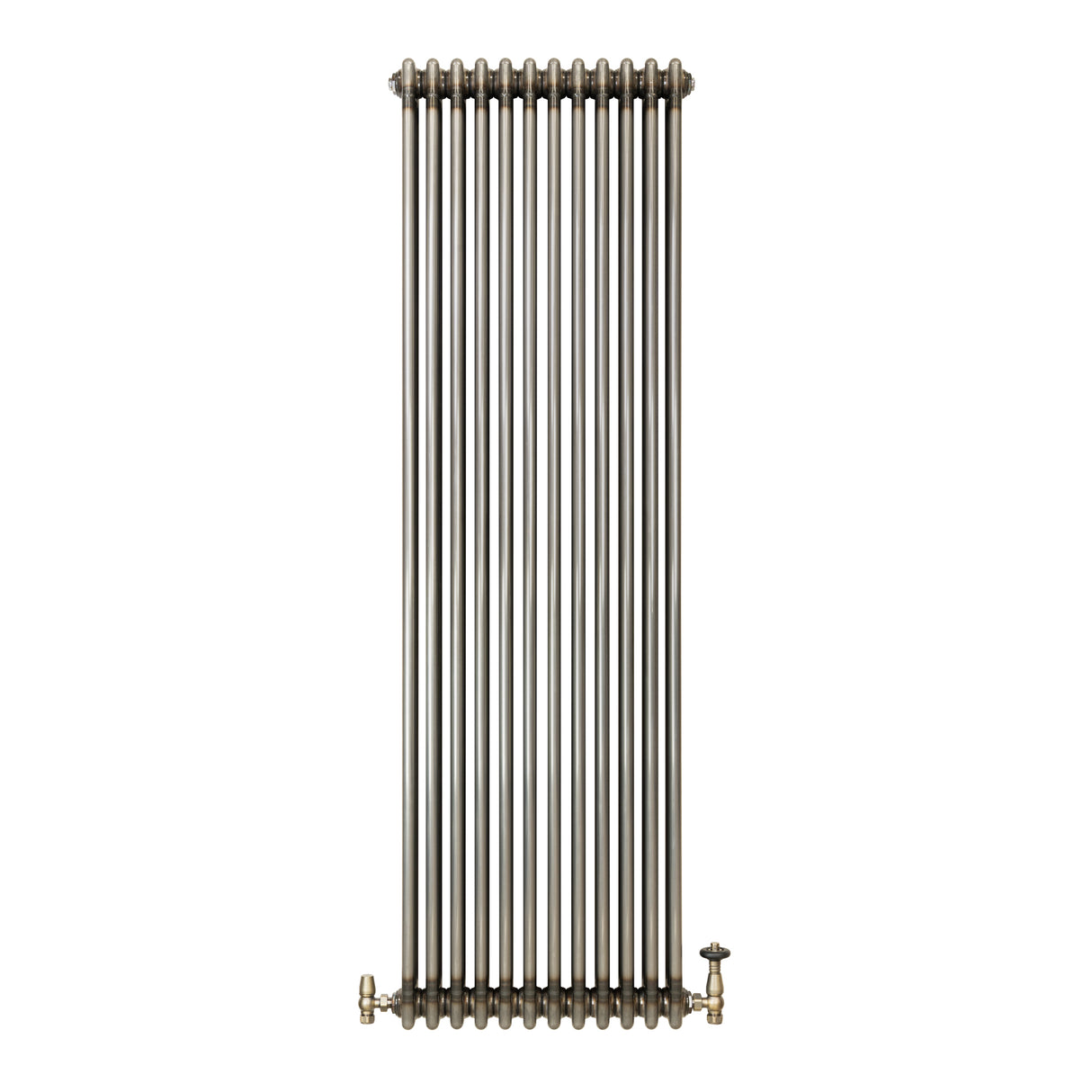 Traditionele Radiator & Kraan - 3-Kolom - 1800 x 560 mm - Ruw Metaal
