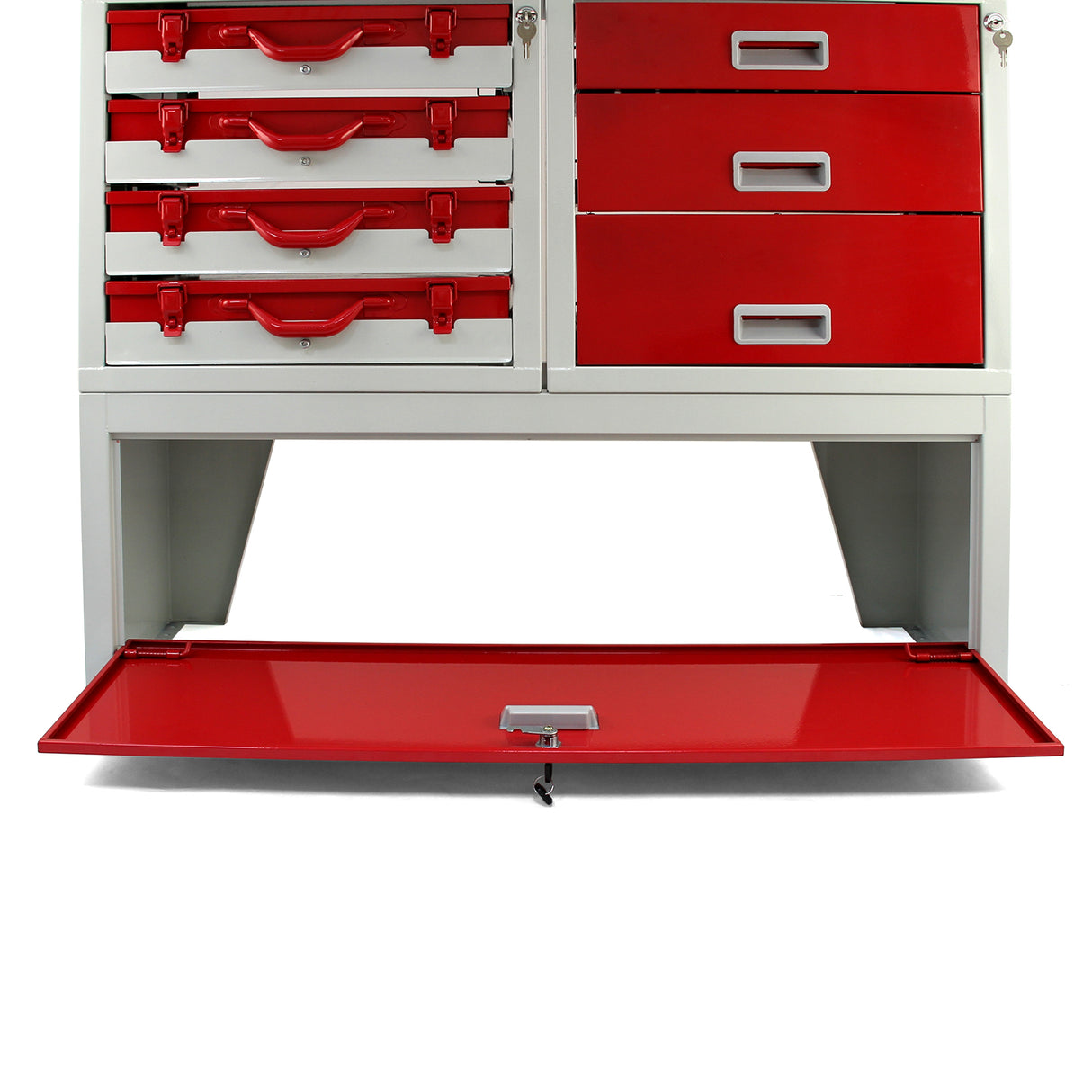 Monster Racking Metalen Bedrijfswageninrichting - Rood