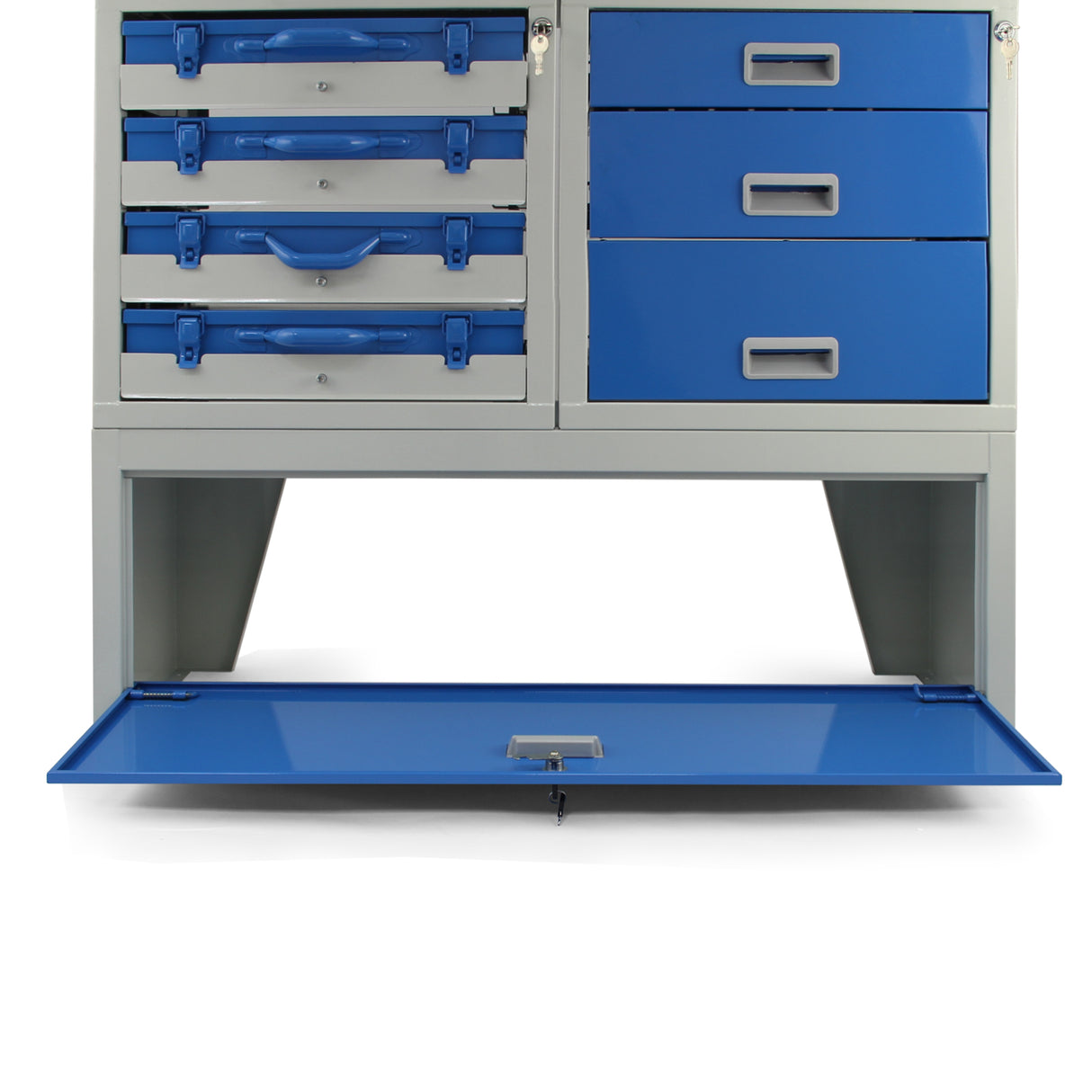 Monster Racking Metalen Bedrijfswageninrichting - Blauw