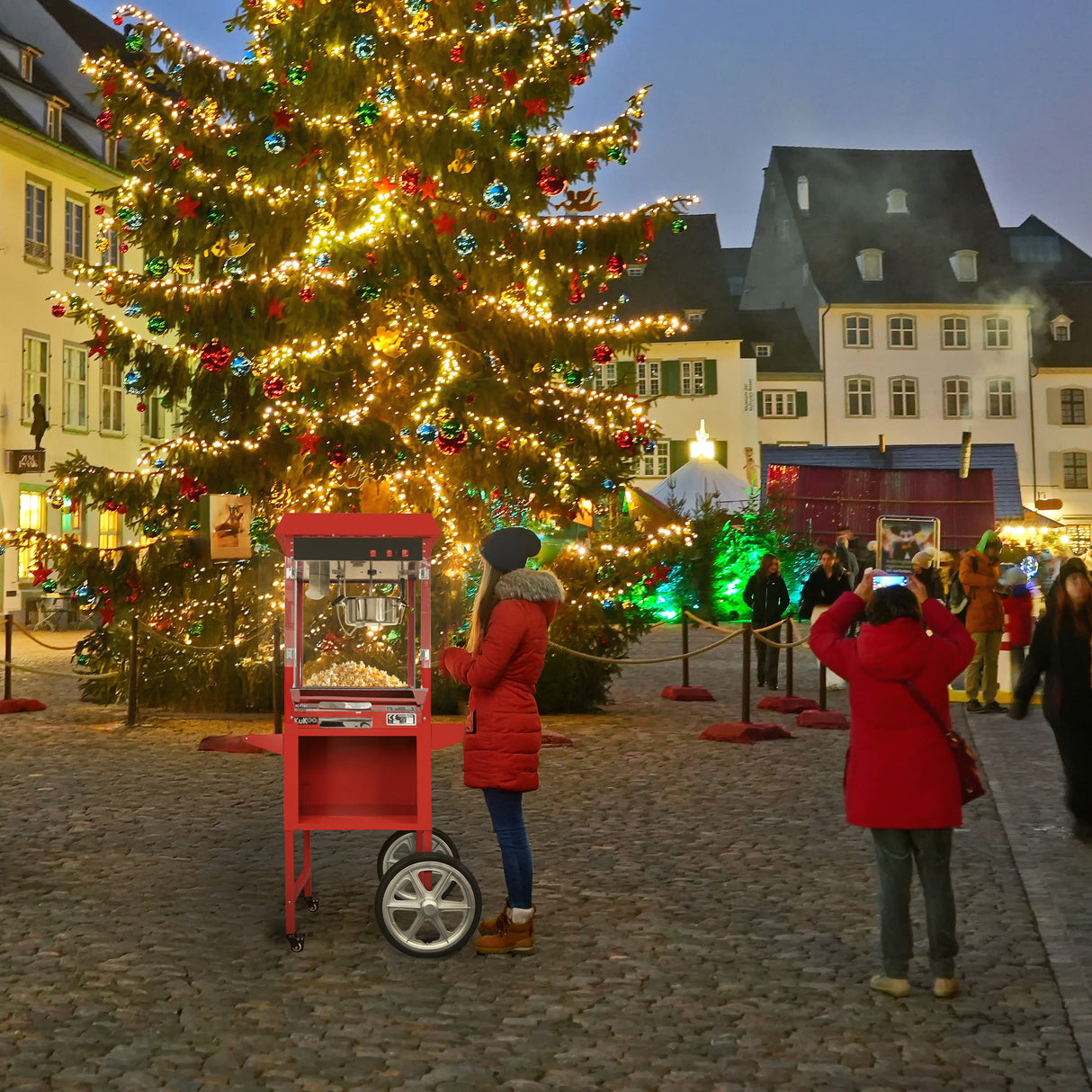 KuKoo Popcornmachine met Onderstel