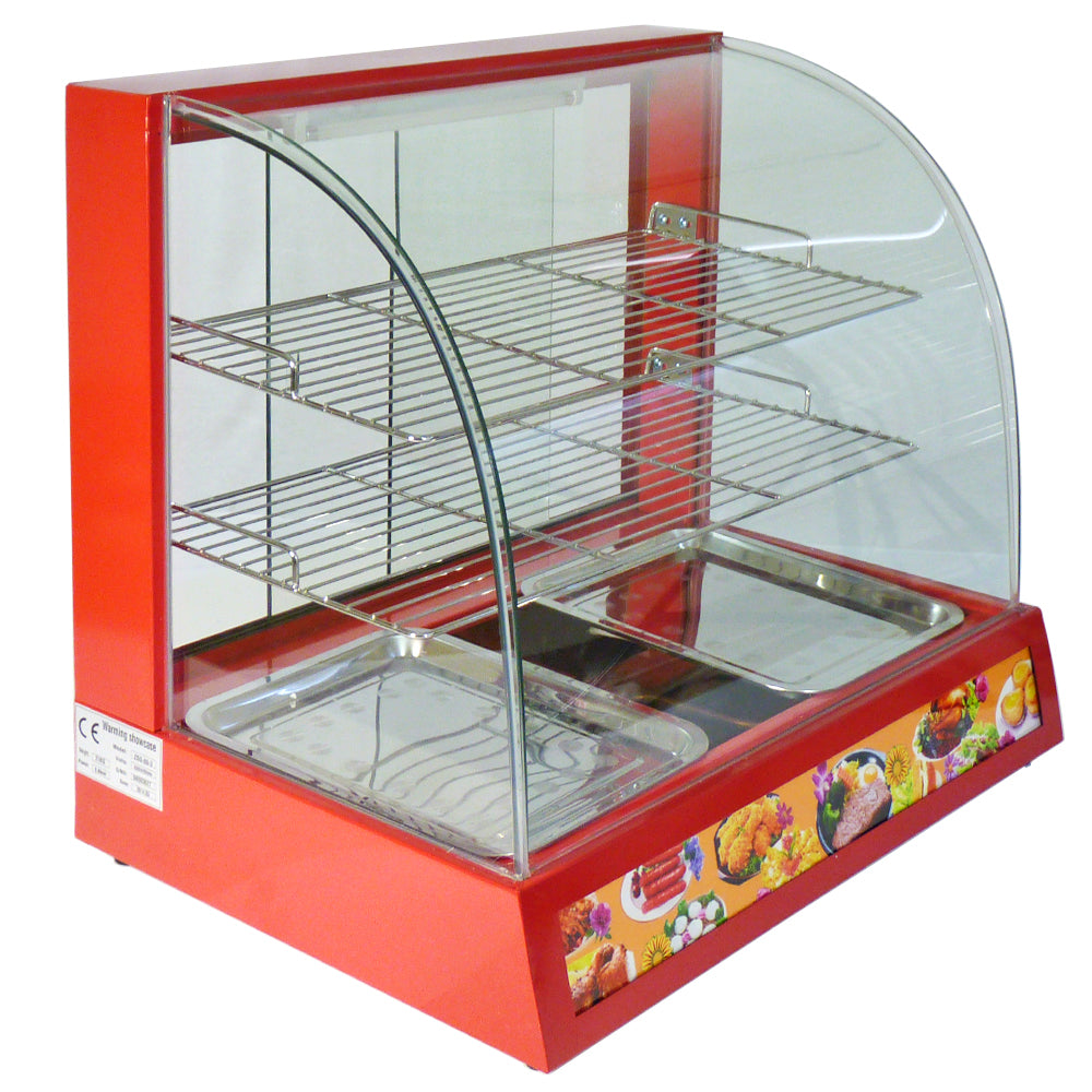 KuKoo Warmhoudvitrine - Glas - 60 cm breed