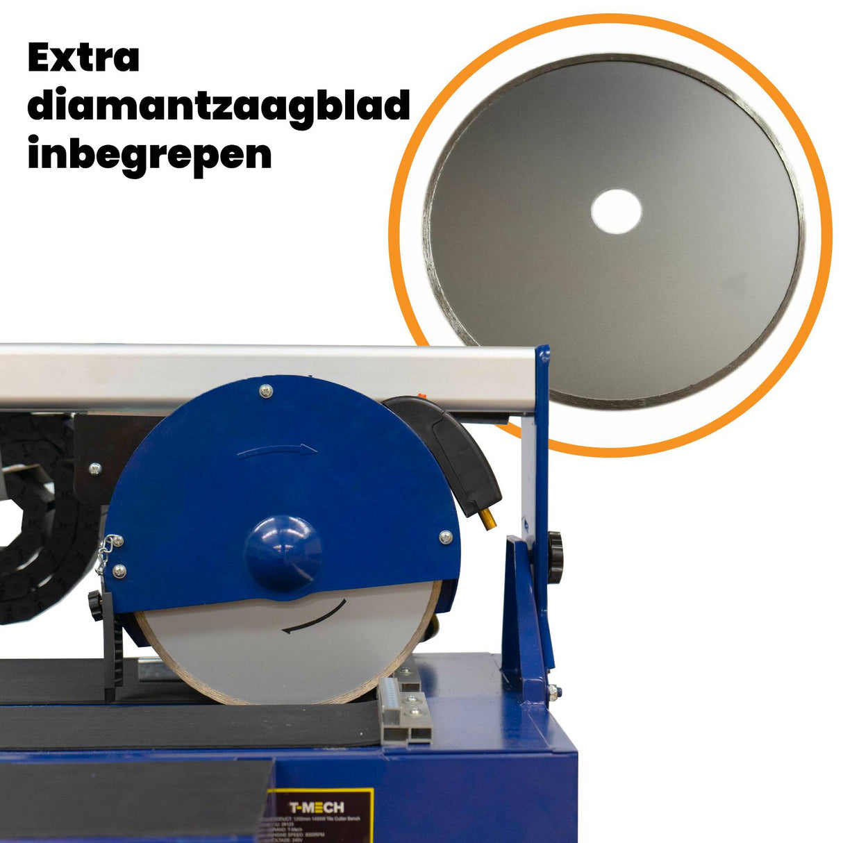 T-Mech Tegelzaag Met Tafel - 720mm / 800W