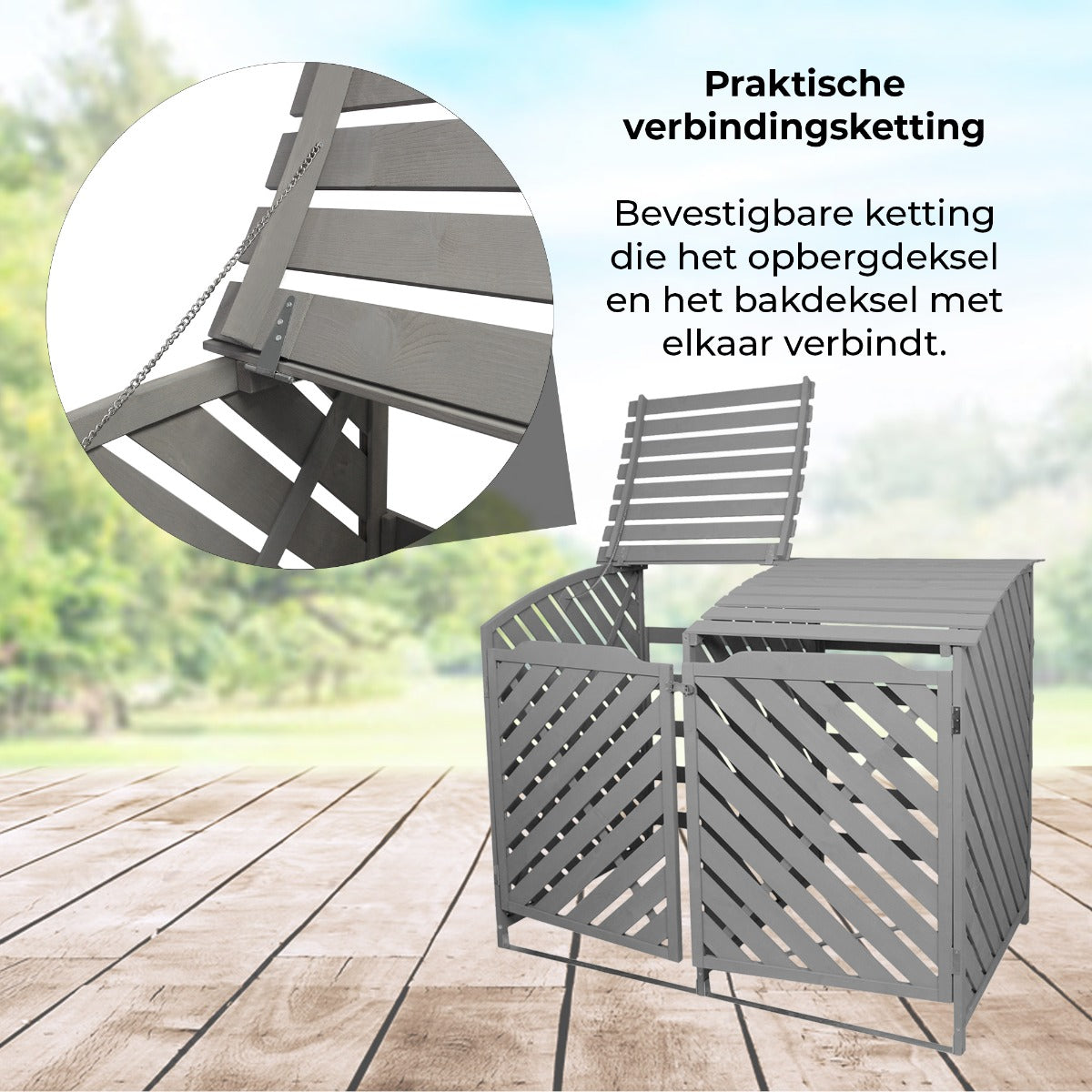 Containerberging - Dubbel - Grijs