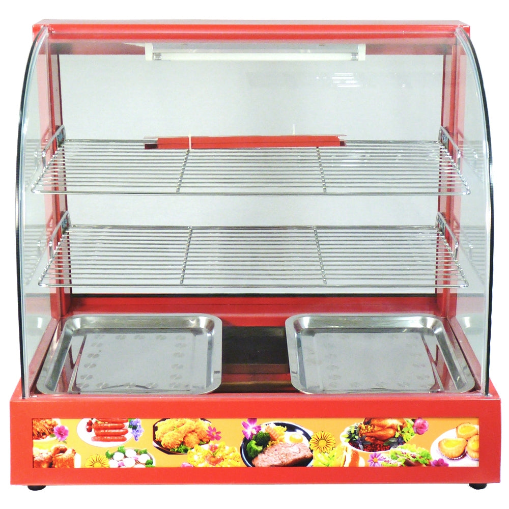 KuKoo Warmhoudvitrine - Glas - 60 cm breed