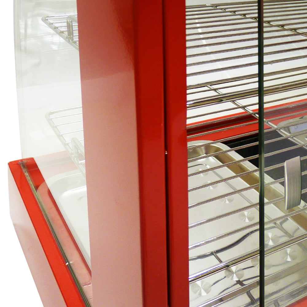 KuKoo Warmhoudvitrine - Glas - 60 cm breed