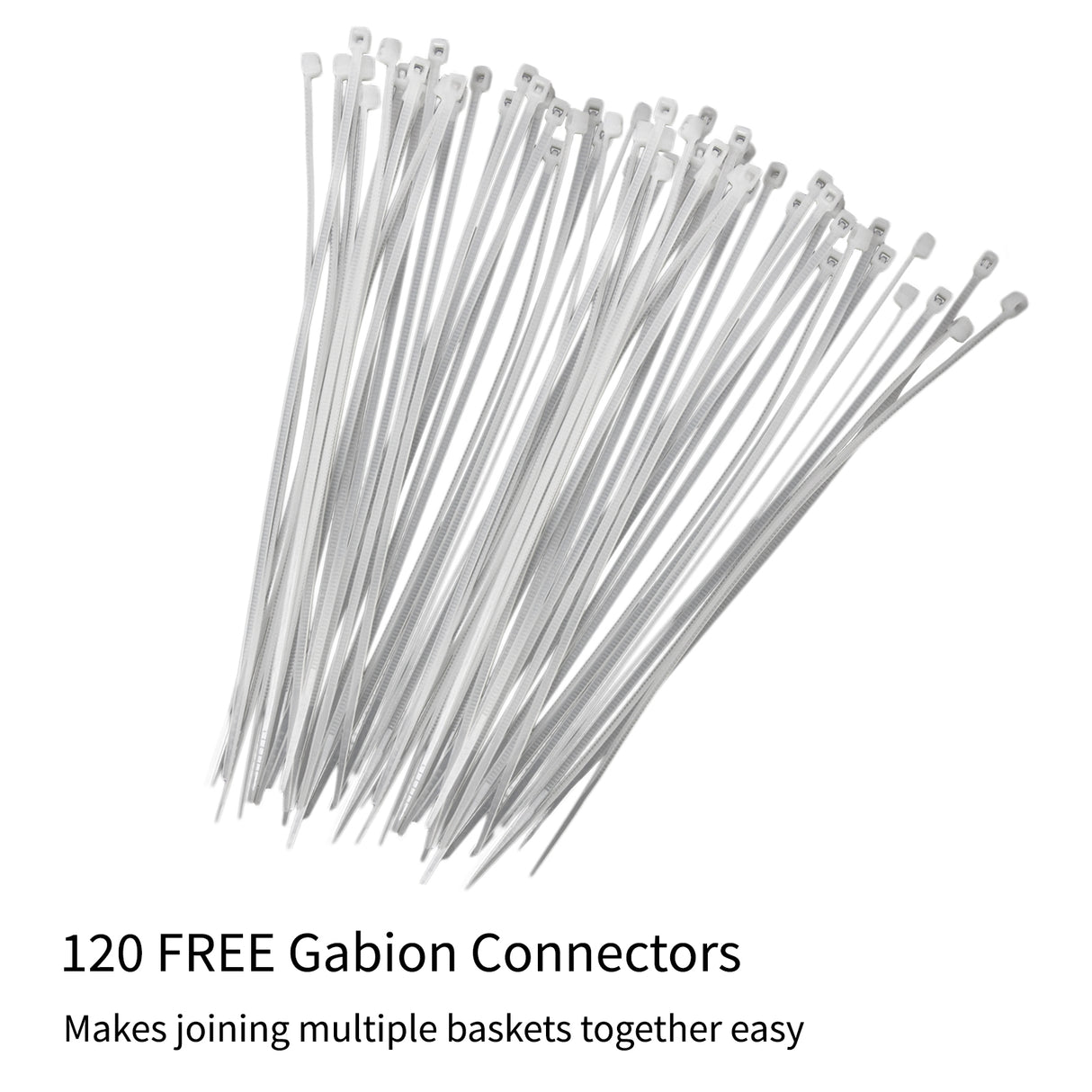 Schanskorf muur - Set: 4 - afmetingen: 100x30x80 cm