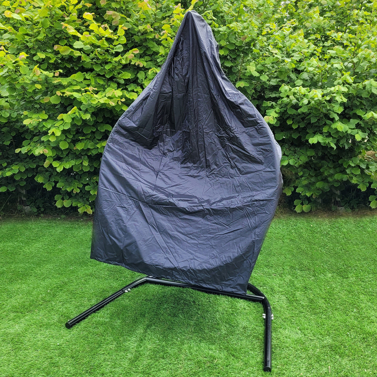 2 Grijze Ei Stoelen Rattan