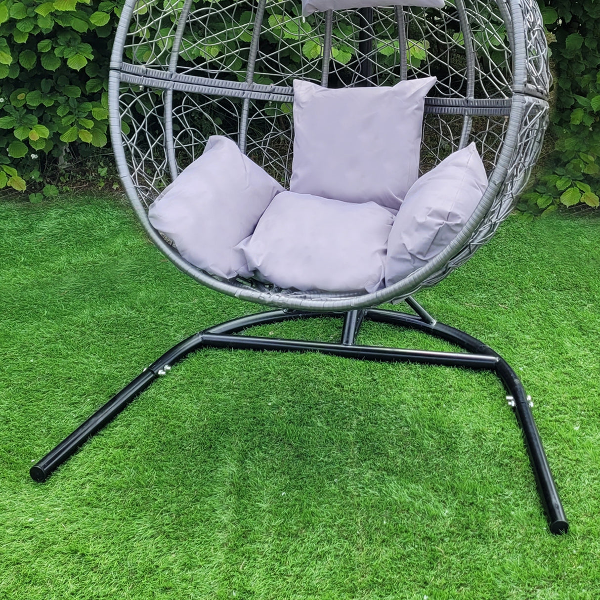 Hangstoel Egg chair - Grijs - Max: 150 kg