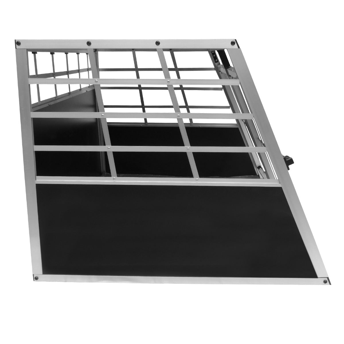 Hondenkooi voor auto - alumunium - 2 deuren - Large