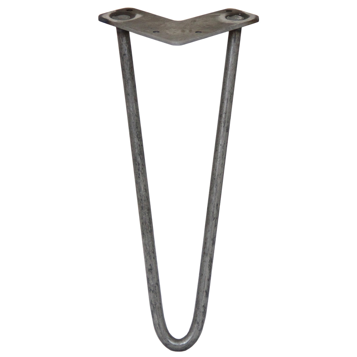 Ruwe staal hairpin tafelpoten in V-vorm, 30,5 cm hoog, met een diameter van 12 mm, ideaal voor moderne meubels