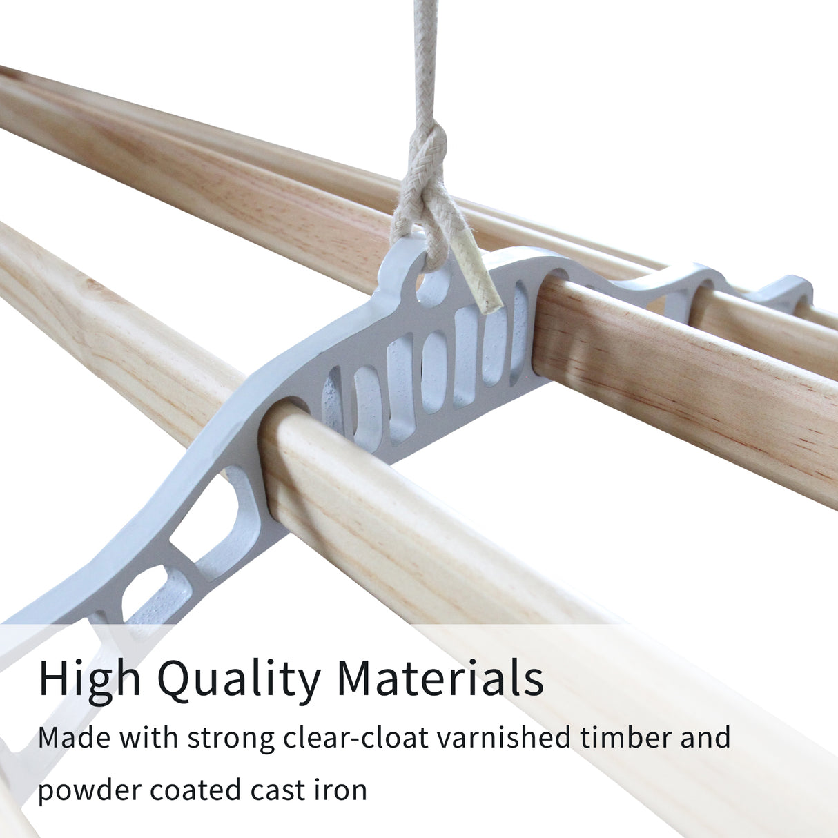 Droogrek ophangbaar plafond - wit - 1.8 meter