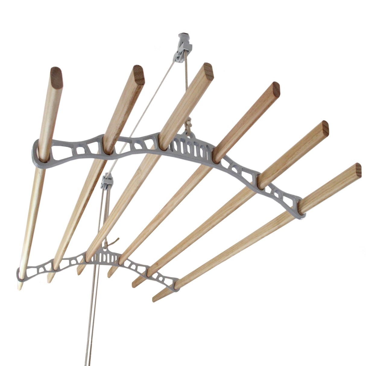 Droogrek ophangbaar plafond - wit - 2 meter