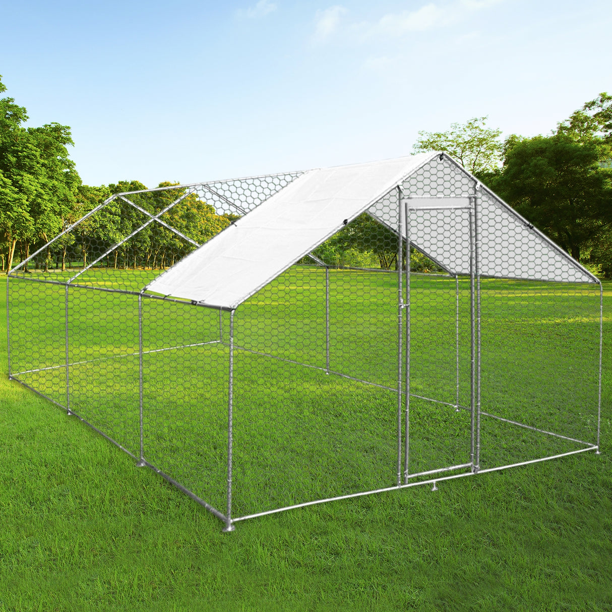 Kippenren Vrijstaand 4m x 6m x 2m