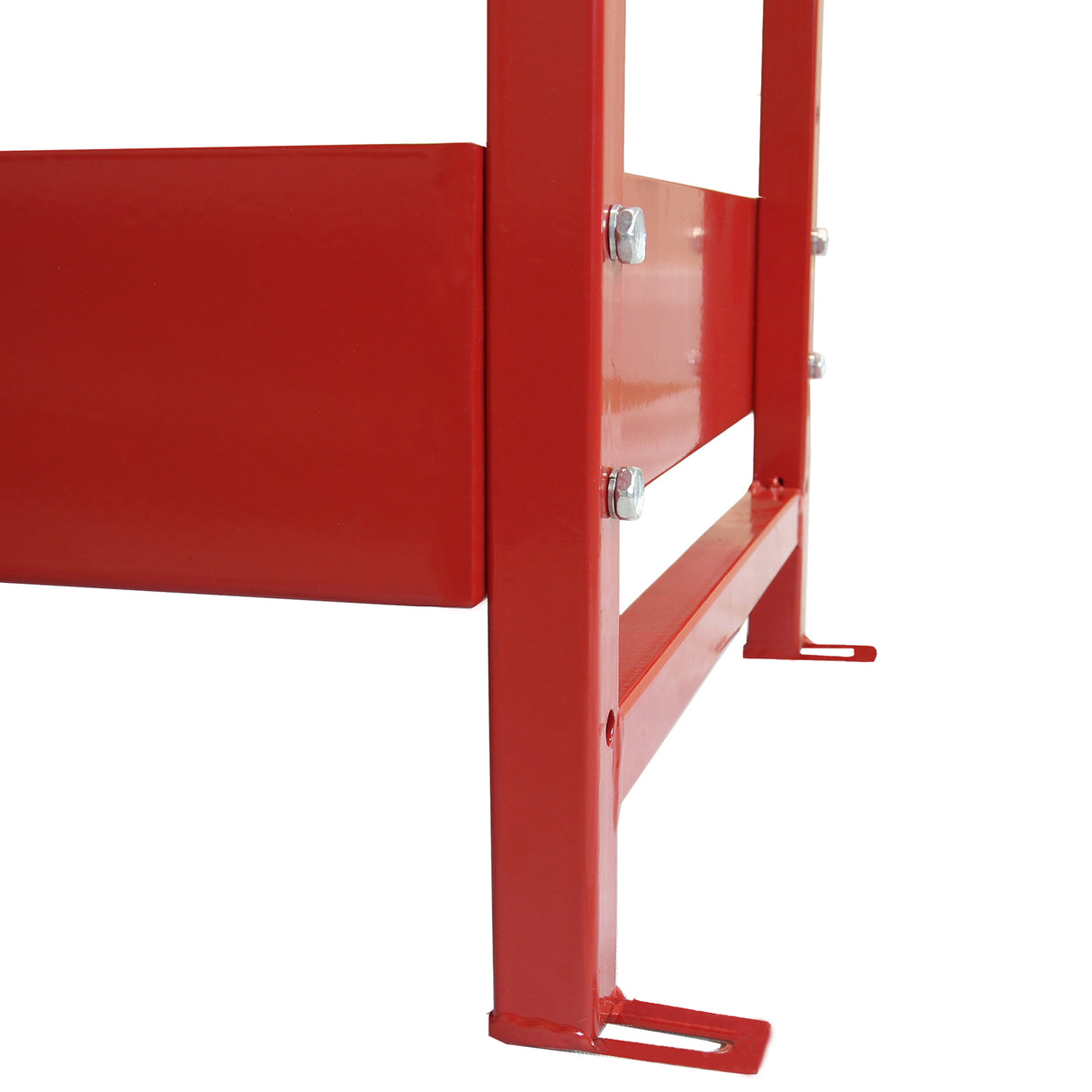 Metalen Bedrijfswagen stelling - Staal - Rood