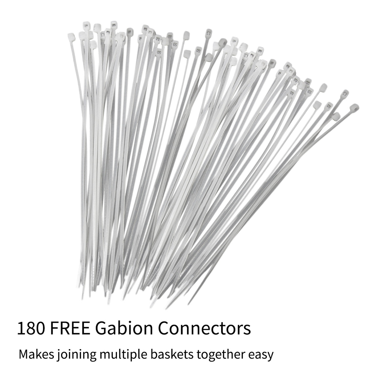 Schanskorf muur - Set: 6 - Gabion - 100x30x50 cm per unit