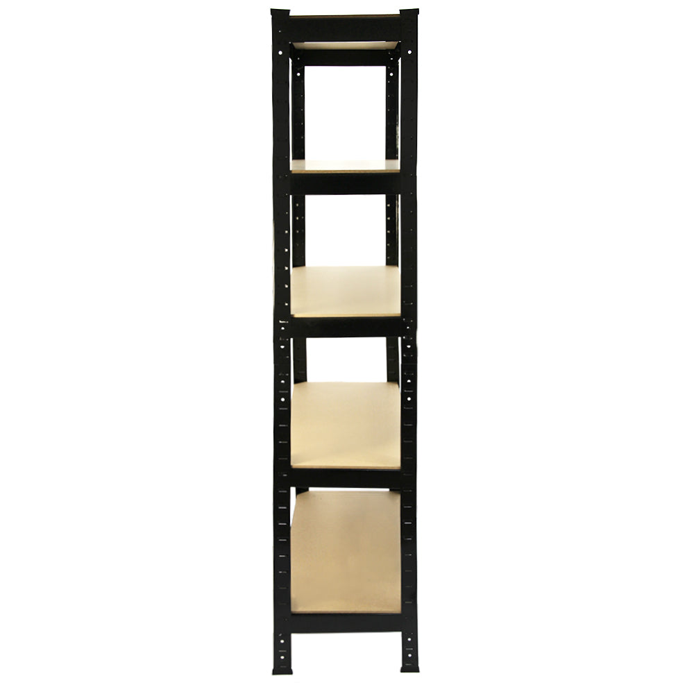 8 x T-RAX Zwarte Metalen Stellingkasten 75cm x 150cm x 30cm