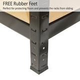 8 x T-RAX Zwarte Metalen Stellingkasten 75cm x 150cm x 30cm